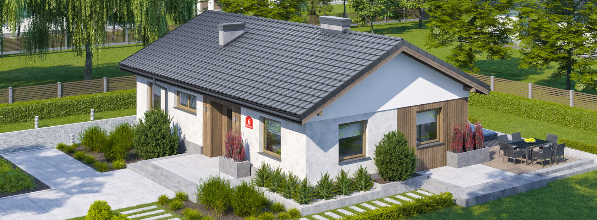 Prosty dach – tańsza i szybsza budowa. Dlaczego warto wybierać projekty domów z dachem dwuspadowym?